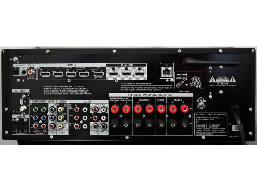 その他 SONY STR-DN1050 Sony STR-DN1050 7.2-channel home theater receiver with Wi-Fi