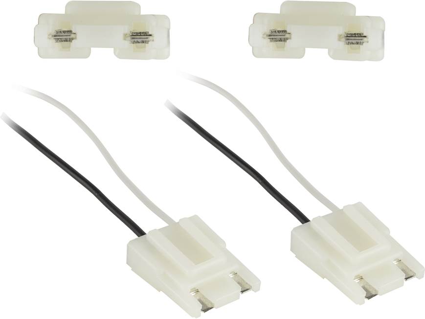 thumbnail image 2 of Carpopart 4-Pack Speaker Connector Harness Adapter For Chevrolet Tracker 1998-2004 – 72-4500, 2-Pin, 13cm Cable 2 of 2