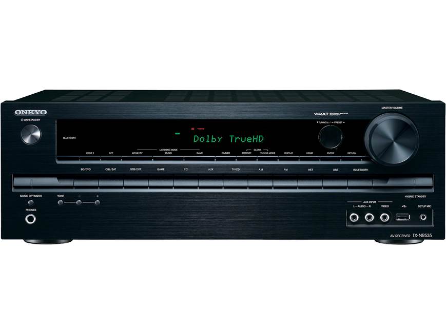 Onkyo TX-NR535 5.2-channel home theater receiver with Wi-Fi® and