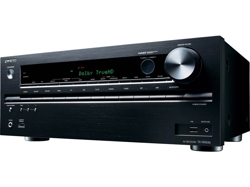 Onkyo TX-NR636 7.2-channel home theater receiver with Wi-Fi