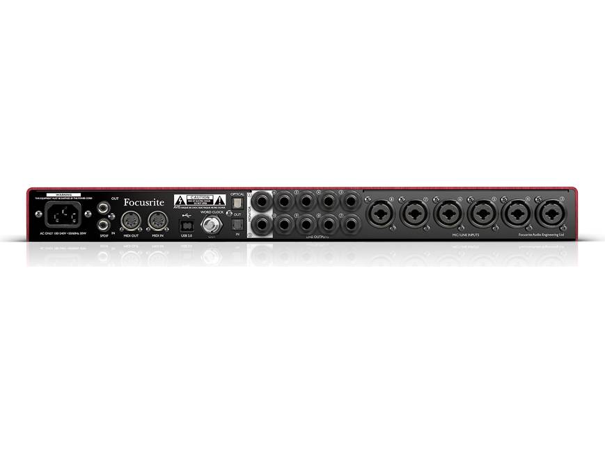 Focusrite Scarlett 18i20 USB 2.0 recording interface at Crutchfield