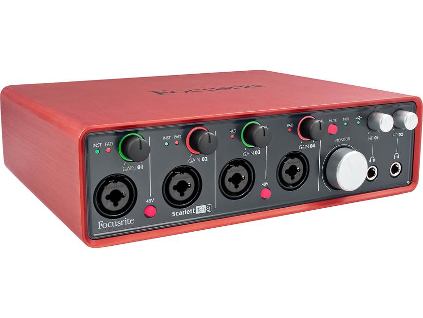 DTM・DAW NSK Focusrite Scarlett 18i8 Focusrite Scarlett 18i8 USB 2.0 recording interface at Crutchfield