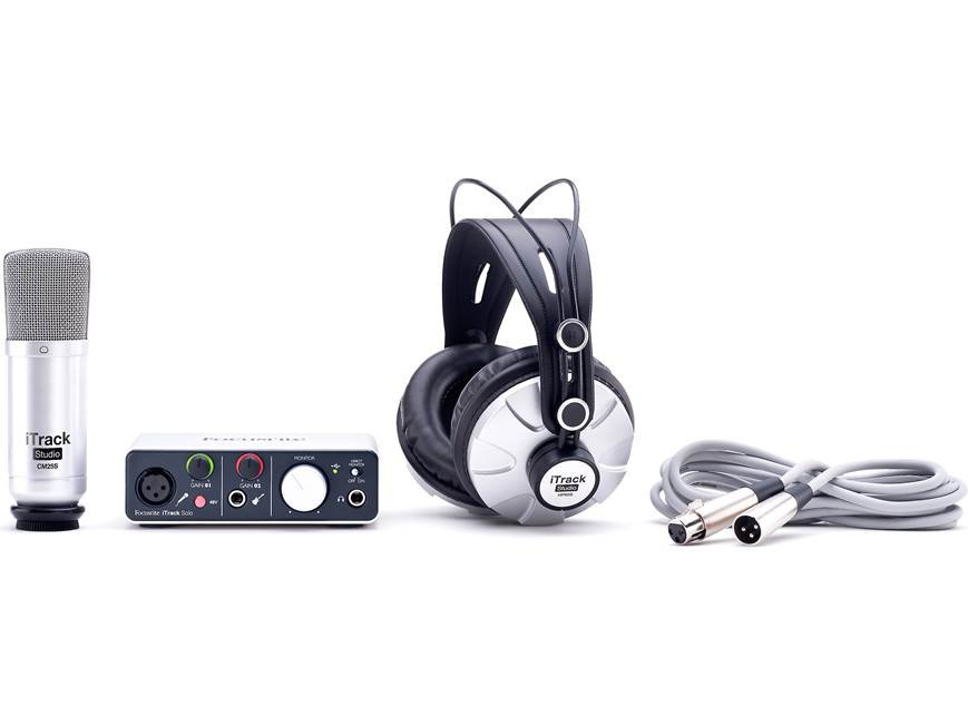 Focusrite iTrack Studio Home recording bundle with USB 2.0/iPad