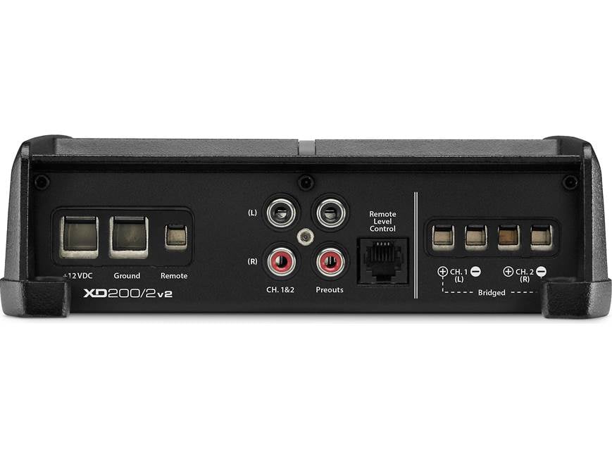 JL Audio XD200/2v2 2-channel car amplifier — 75 watts RMS x 2 at