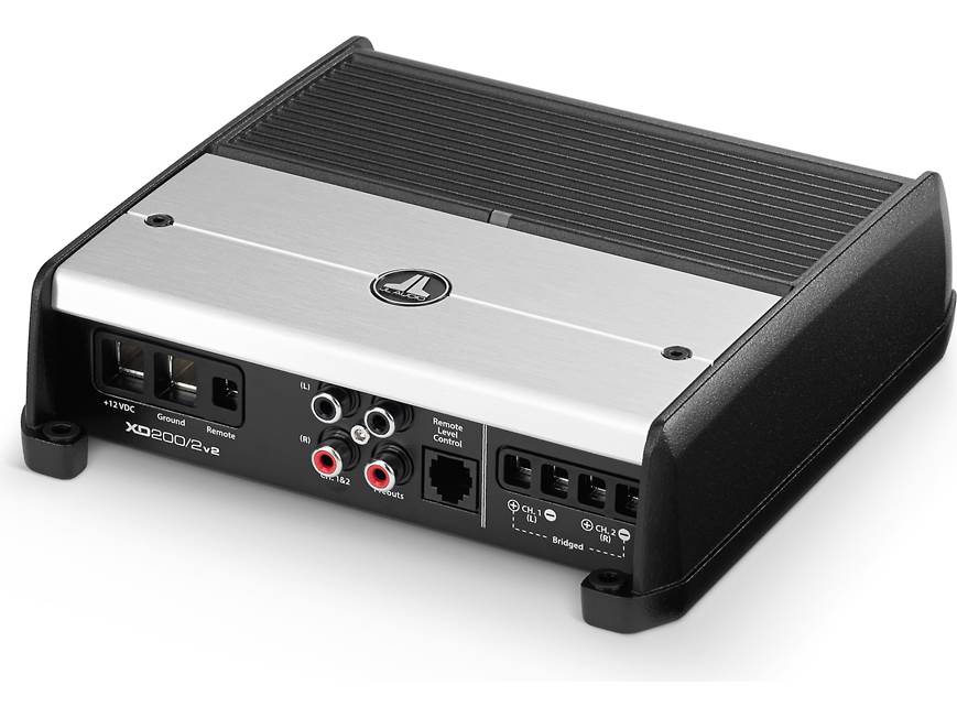JL Audio XD200/2v2 2-channel car amplifier — 75 watts RMS x 2 at
