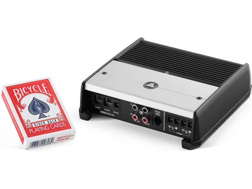 JL Audio XD200/2v2 2-channel car amplifier — 75 watts RMS x 2 at