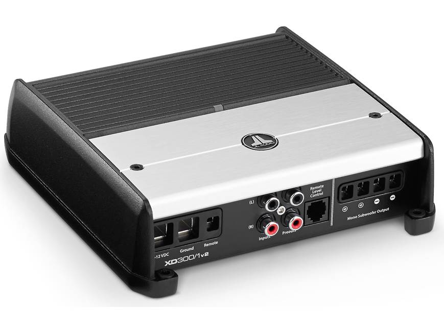 JL Audio XD300/1v2 Mono subwoofer amplifier — 300 watts RMS x 1 at