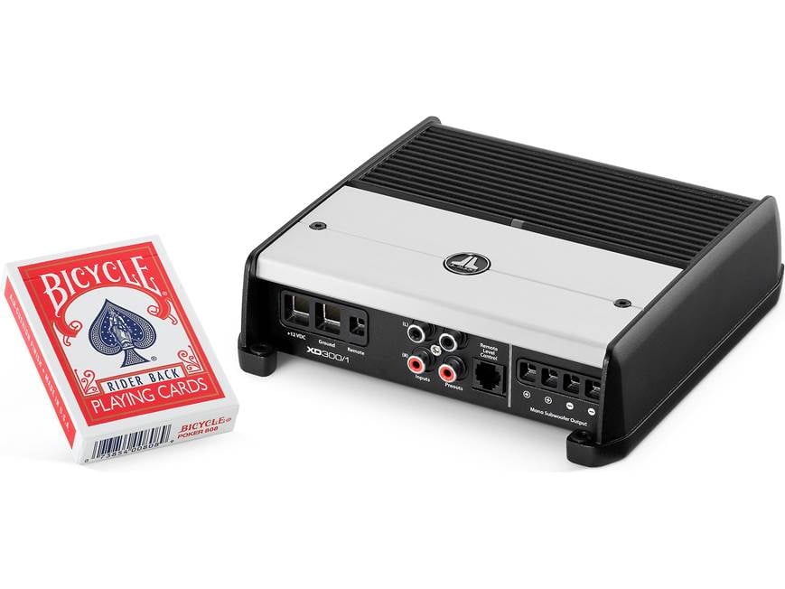 JL Audio XD300/1v2 Mono subwoofer amplifier — 300 watts RMS x 1 at