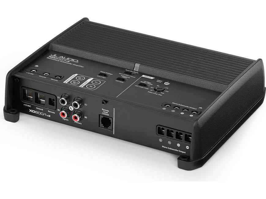 JL Audio XD600/1v2 Mono subwoofer amplifier — 600 watts RMS x 1 at