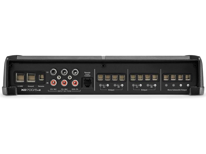 JL Audio XD700/5v2 5-channel car amplifier — 75 watts RMS x 4 at 4