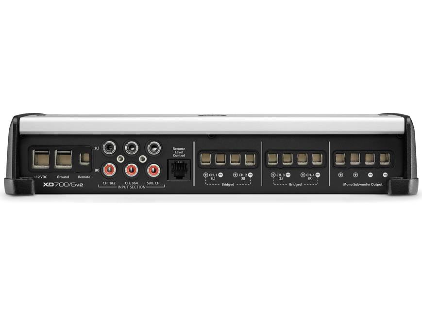 JL Audio XD700/5v2 5-channel car amplifier — 75 watts RMS x 4 at 4
