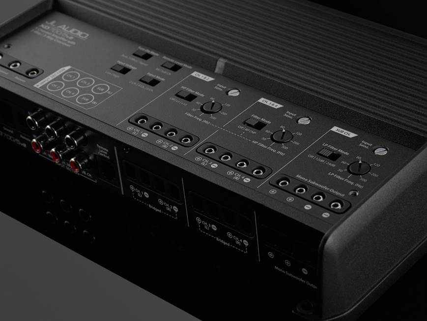 JL Audio XD700/5v2 5-channel car amplifier — 75 watts RMS x 4 at 4