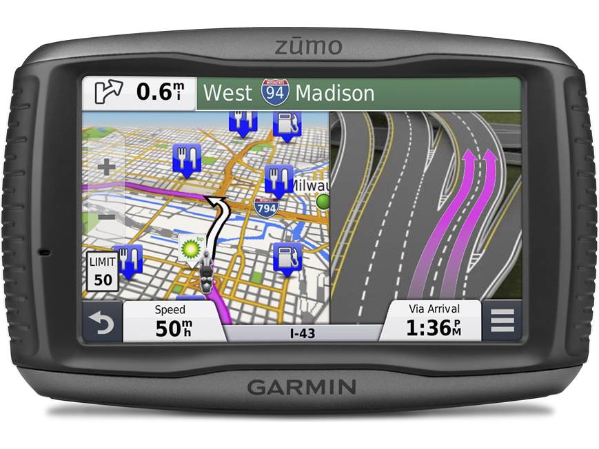 Garmin zūmo® 590LM Portable motorcycle navigator with free