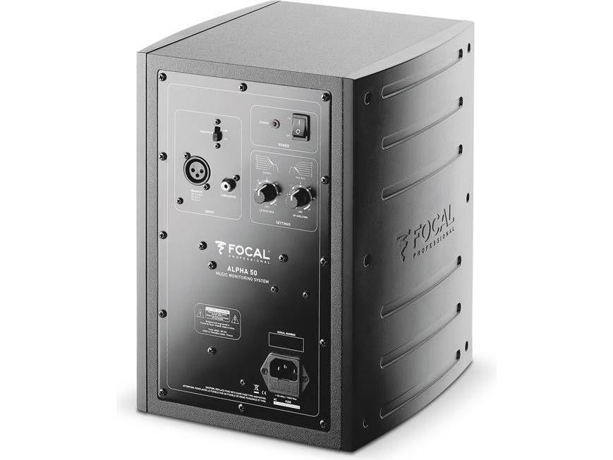 Focal Alpha 50 2-way powered studio monitor with 5