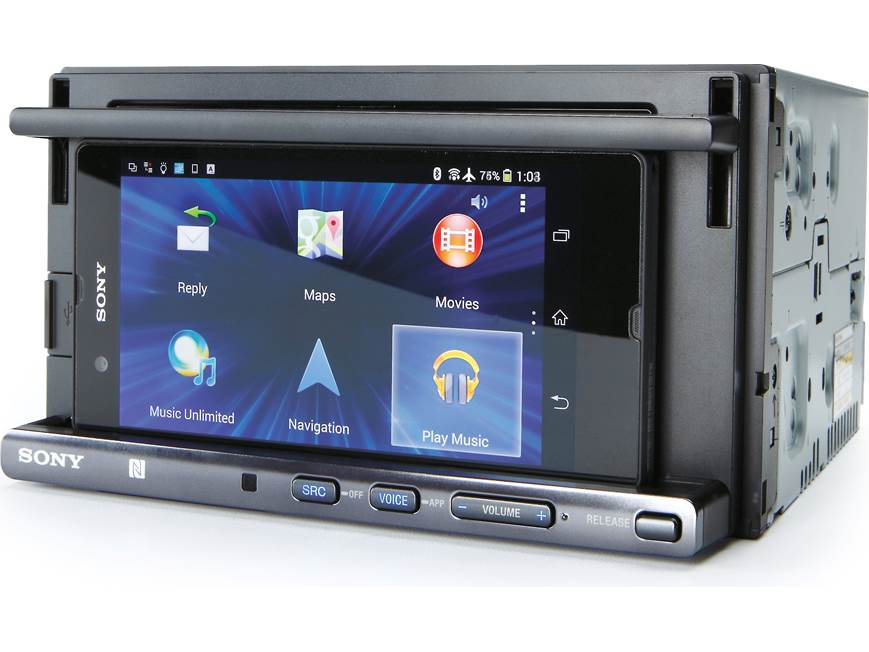 Sony XSP-N1BT CD receiver at Crutchfield