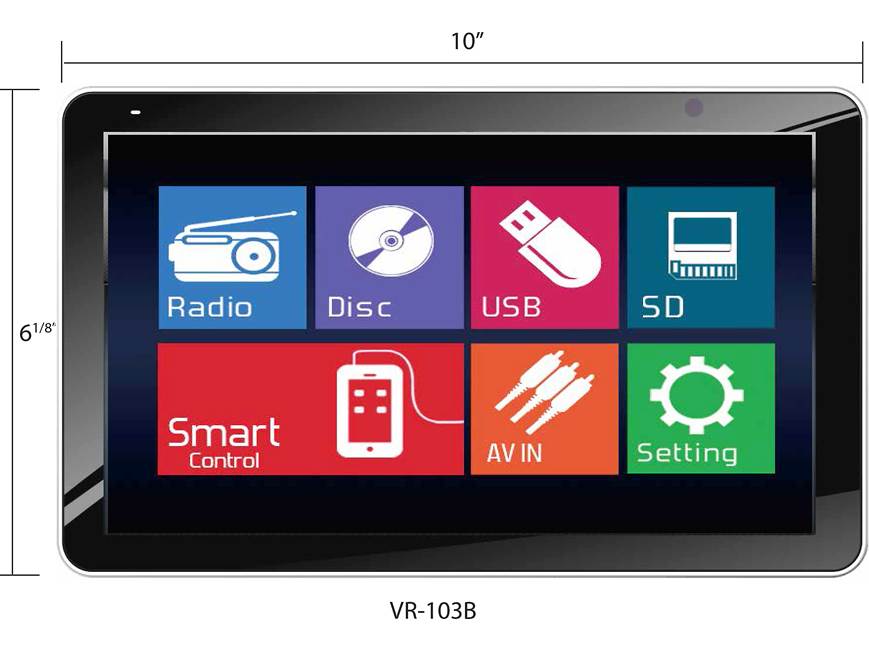 Soundstream VR-103B DVD receiver at Crutchfield