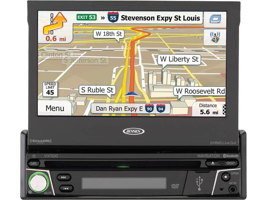 Jensen VX7010 Navigation receiver at Crutchfield