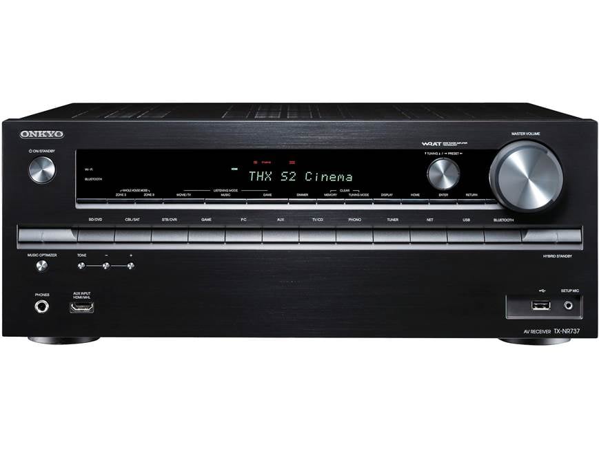 Onkyo TX-NR737 7.2-channel home theater receiver with Wi-Fi