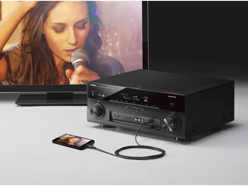 Yamaha AVENTAGE RX-A840 7.2-channel home theater receiver with Wi