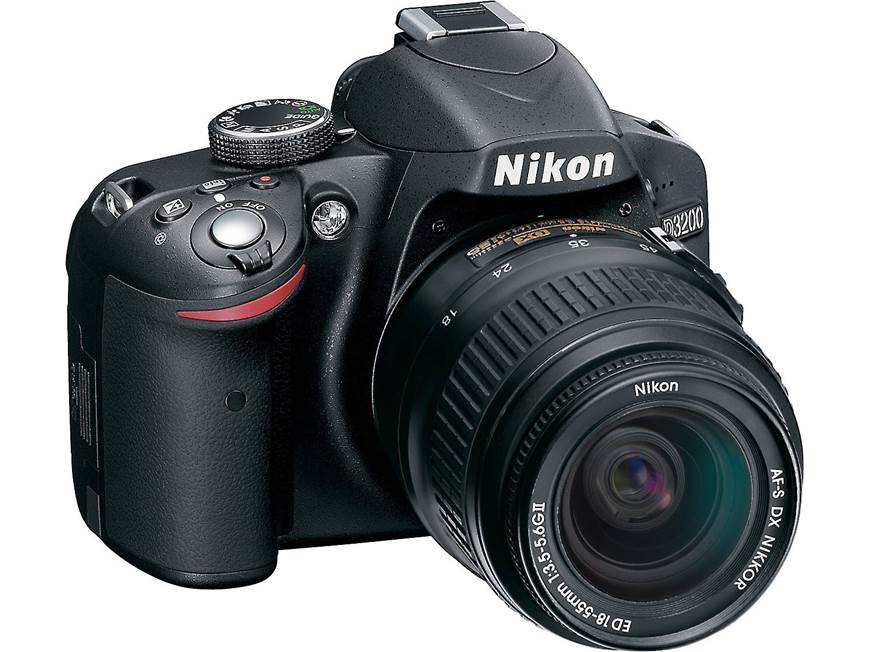 Nikon D3200 Kit with Standard Zoom and Telephoto Zoom Lenses 24