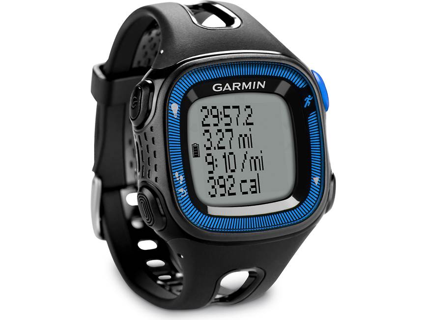 Garmin Forerunner 15 Bundle (Black/blue) GPS running watch with