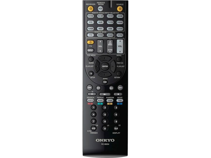 Onkyo TX-NR838 7.2-channel home theater receiver with Wi-Fi Onkyo TX-NR838 7.2-channel home theater receiver with Wi-Fi