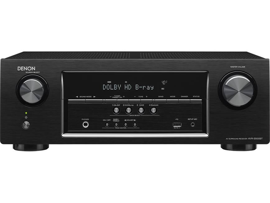 Denon AVR-S500BT 5.2-channel home theater receiver with Bluetooth