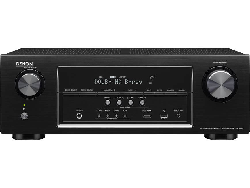 Denon AVR-S700W 7.2-channel home theater receiver with Wi-Fi