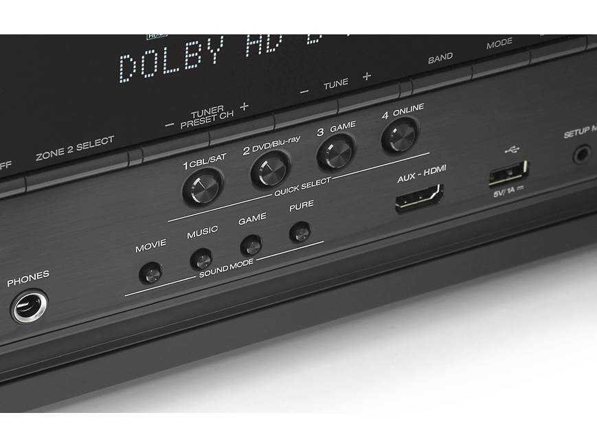 Denon AVR-S700W 7.2-channel home theater receiver with Wi-Fi