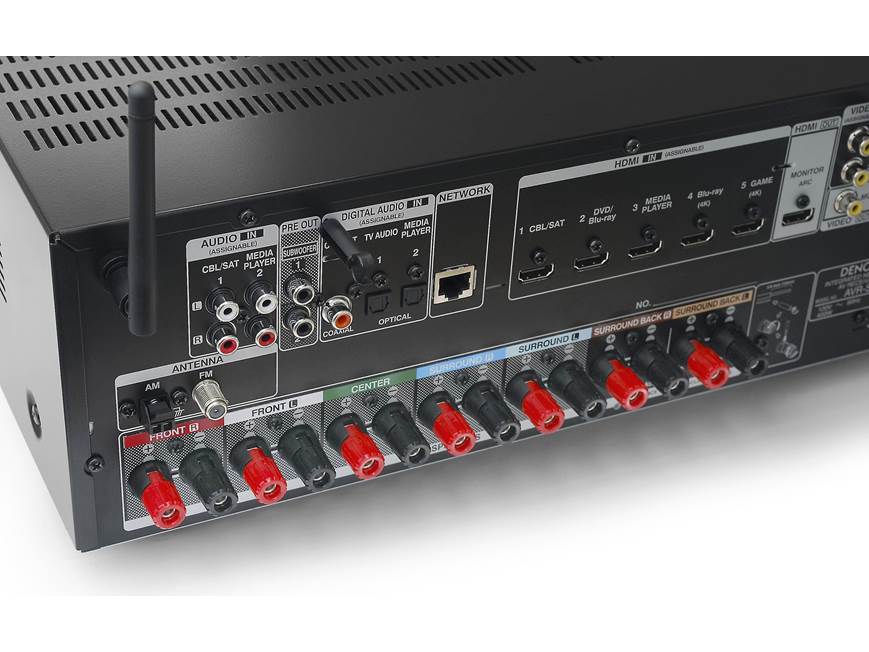 Denon AVR-S700W 7.2-channel home theater receiver with Wi-Fi