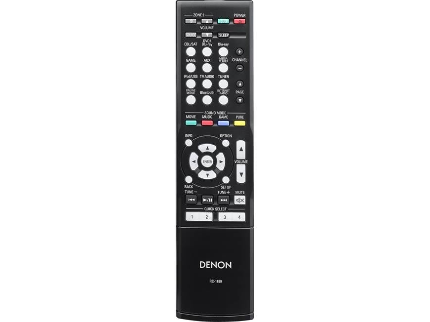 Denon AVR-X1100W IN-Command 7.2-channel home theater receiver with
