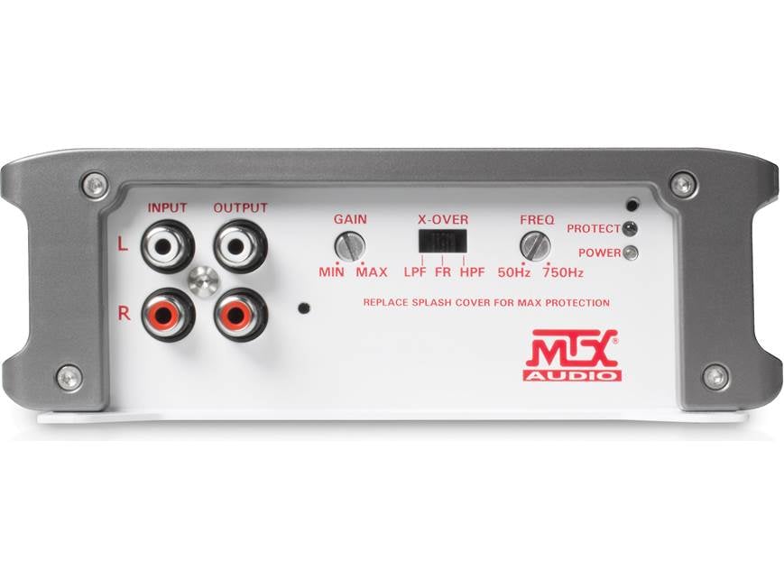MTX WET75.2 2-channel marine amplifier — 75 watts RMS x 2 at 4