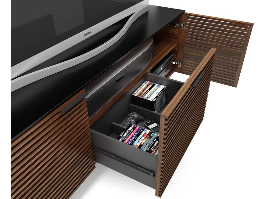 BDI Corridor 8177 (Chocolate Stained Walnut) Audio/video cabinet
