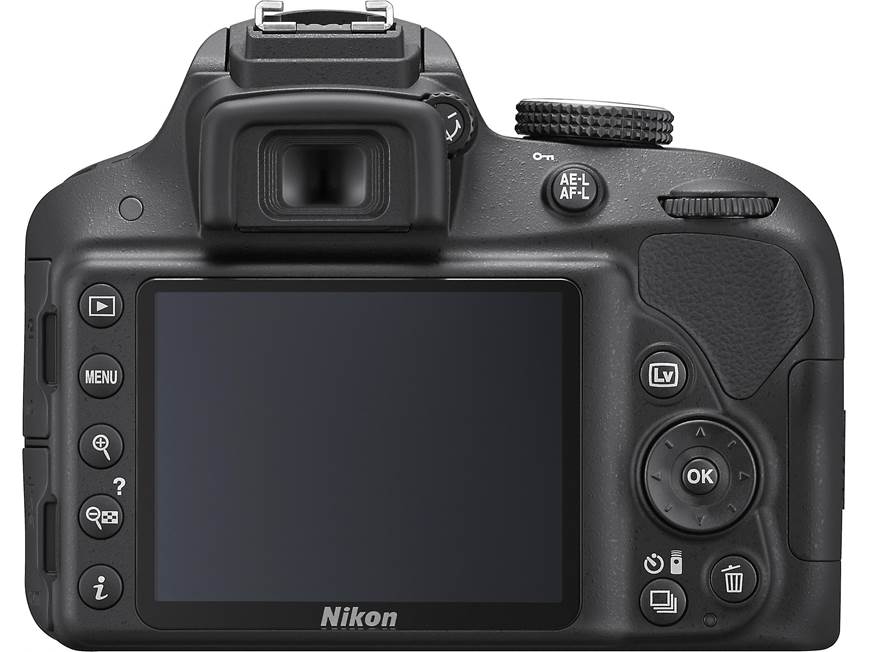 Nikon D3300 Kit (Black) 24-megapixel DSLR w/18-55mm DX VR II lens