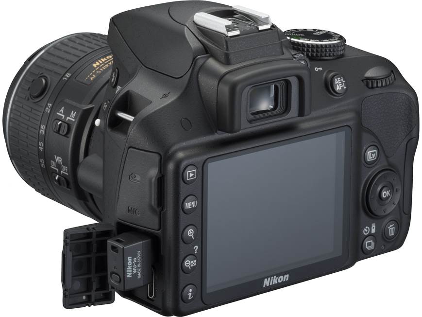 Nikon D3300 ズームキット ブラック Nikon D3300 Kit (Black) 24-megapixel DSLR w/18-55mm DX VR II lens