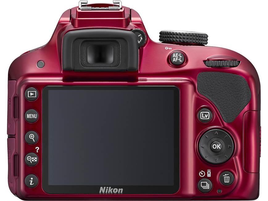 Nikon D3300 Kit (Red) 24-megapixel DSLR w/18-55mm DX VR II lens