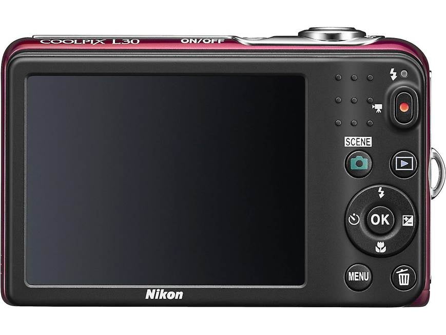 Nikon Coolpix L30 20.1-megapixel digital camera with 5X optical