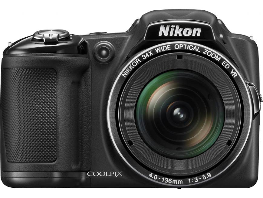 Nikon Coolpix L830 (Black) 16-megapixel digital camera with 34X