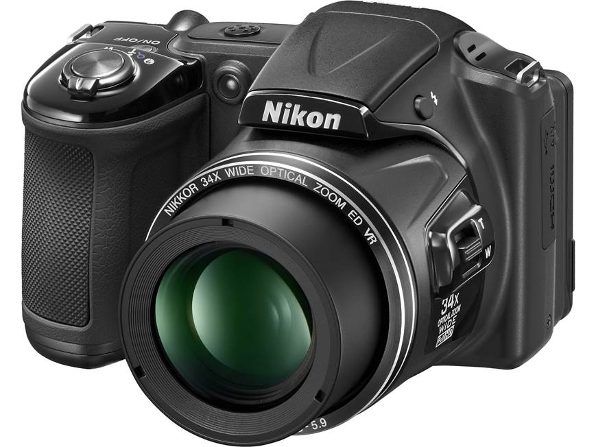 Nikon Coolpix L830 (Black) 16-megapixel digital camera with 34X