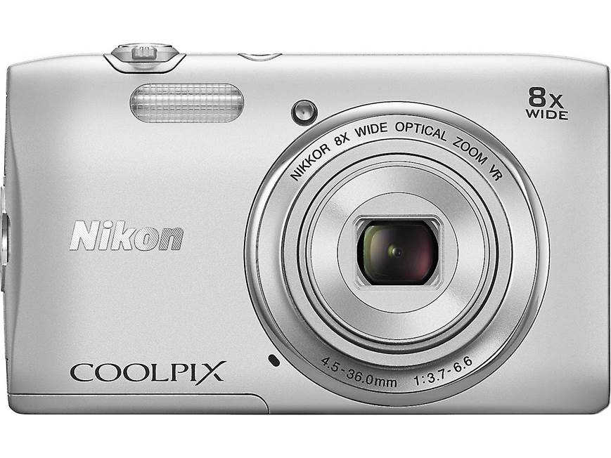 Nikon Coolpix S3600 20.1-megapixel digital camera with 8X optical