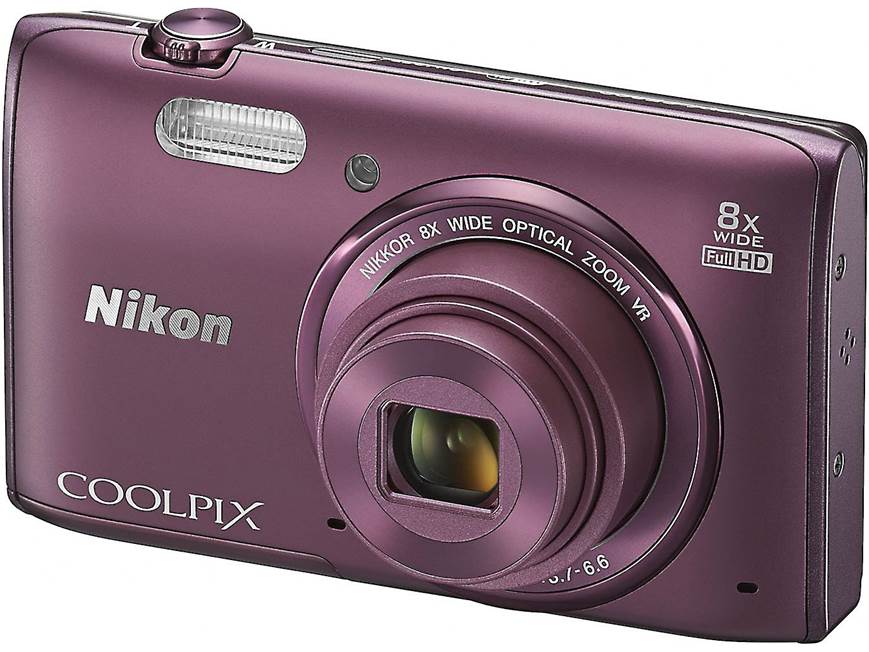 Nikon Coolpix S5300 16-megapixel digital camera with 8X optical