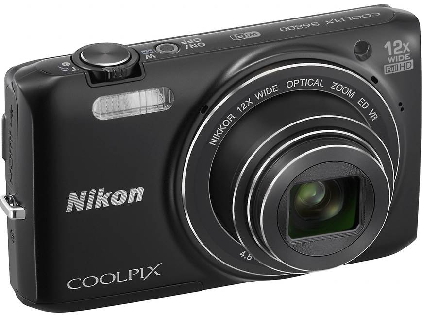 Nikon Coolpix S6800 (Black) 16-megapixel digital camera with 12X