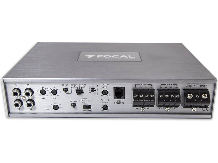 Focal FPD 600.4 4-channel amplifier — 150 watts RMS x 4 at Crutchfield