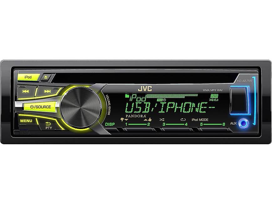JVC Arsenal KD-AR755 CD receiver at Crutchfield