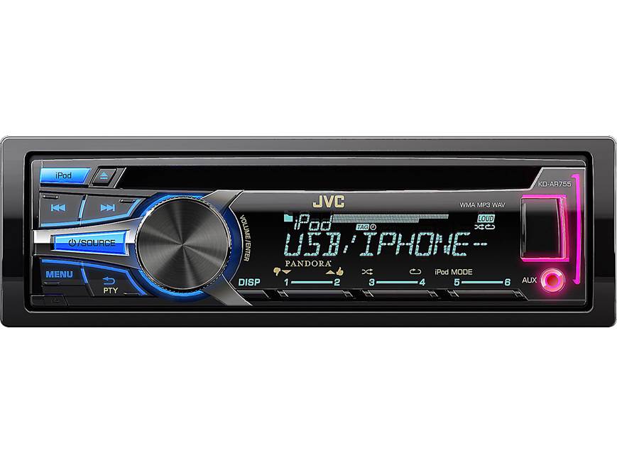 JVC Arsenal KD-AR755 CD receiver at Crutchfield