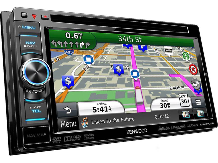 Kenwood DNX570TR Navigation receiver for truckers at Crutchfield