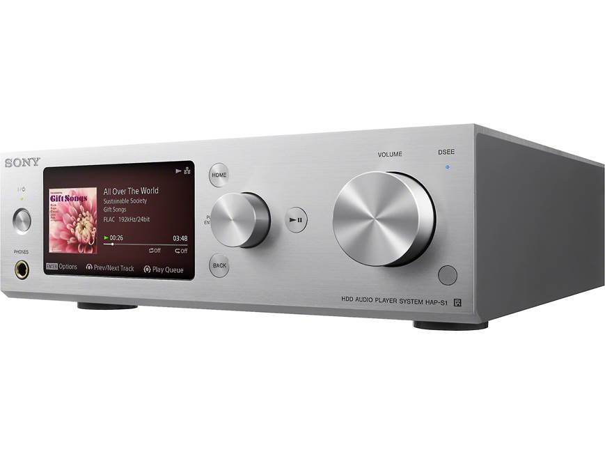 SONY 　HAP-S1　プリメインアンプ シルバー Sony HAP-S1 (Silver) High-resolution network music player and