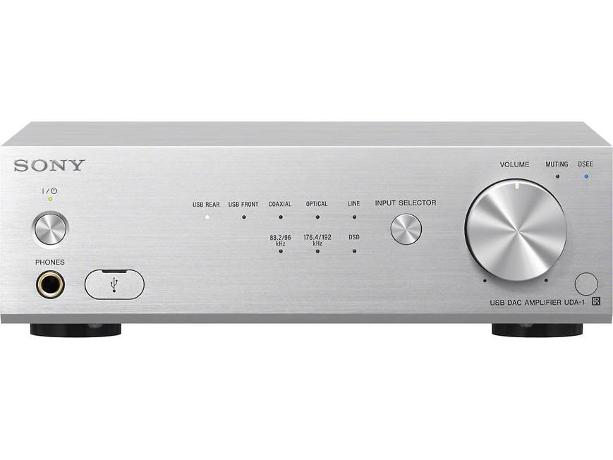 SONY UDA-1 アンプ Sony UDA-1 (Silver) Stereo integrated amplifier with built-in DAC