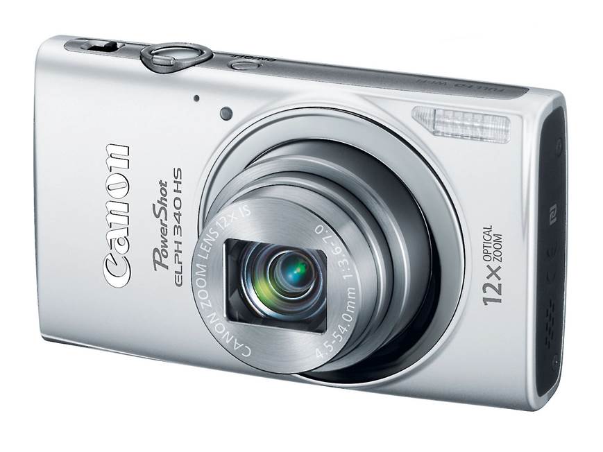Canon PowerShot ELPH 340 HS (Silver) 16-megapixel digital camera