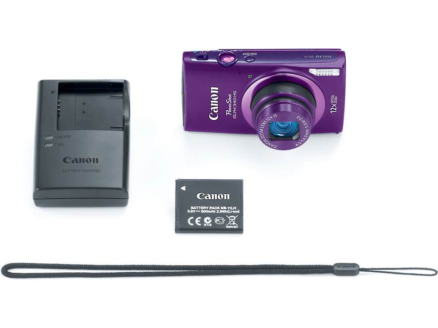 Canon PowerShot ELPH 340 HS (Purple) 16-megapixel digital camera